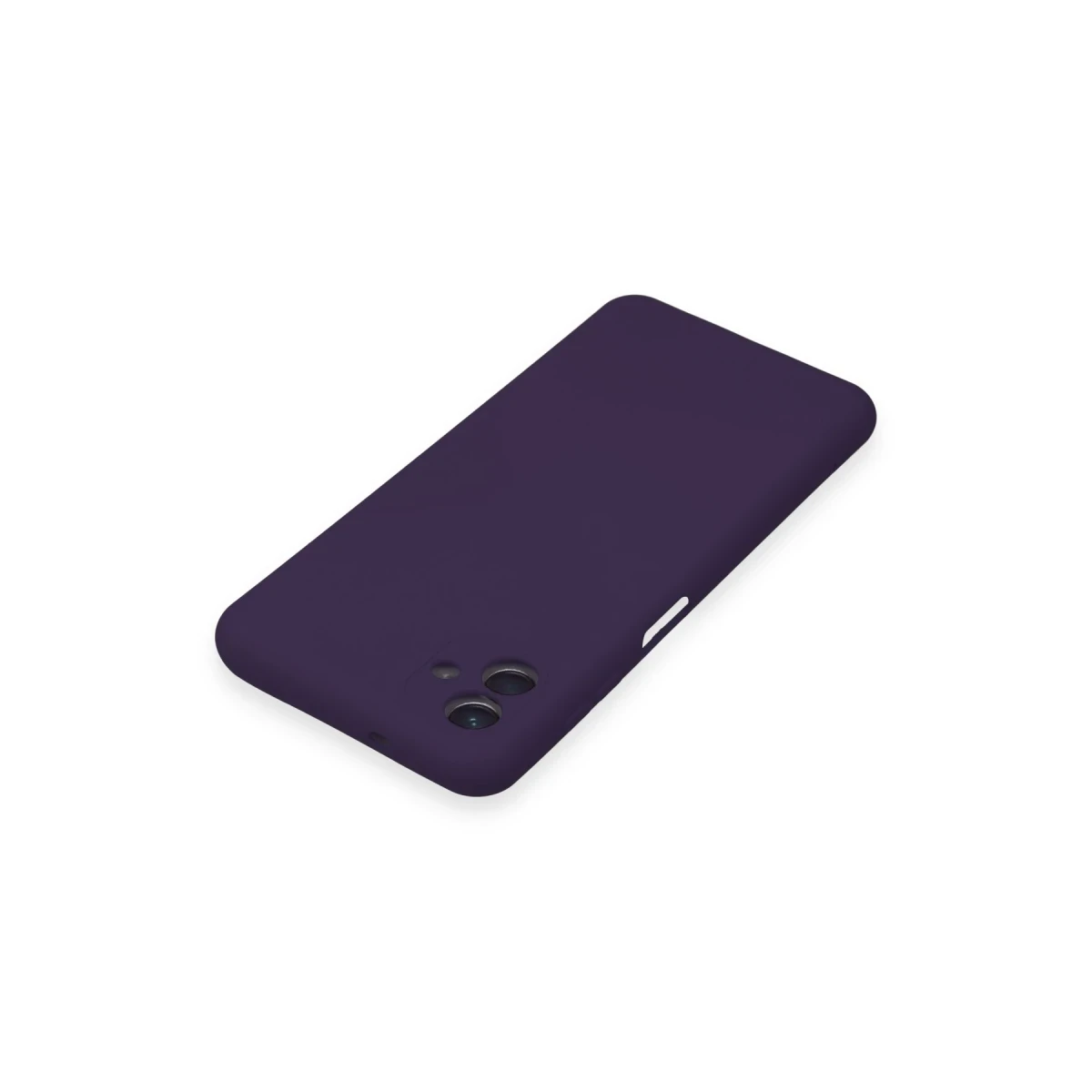 Samsung Galaxy A04E Kılıf Nano içi Kadife Silikon - Mor