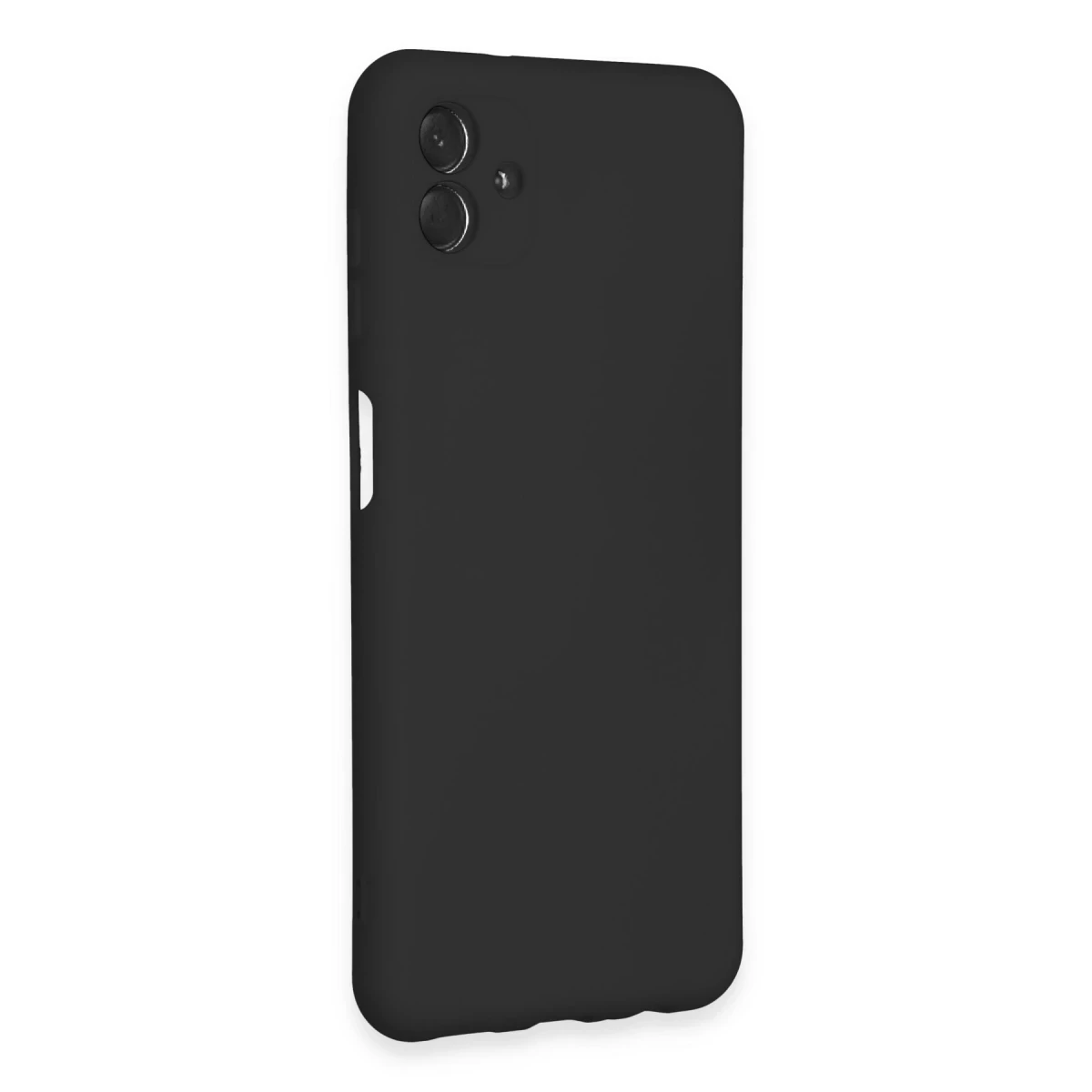 Samsung Galaxy A04E Kılıf Nano içi Kadife Silikon - Siyah