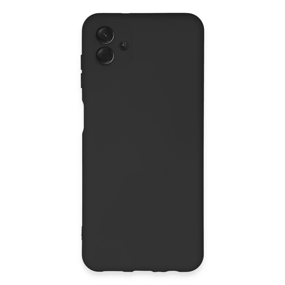 Samsung Galaxy A04E Kılıf Nano içi Kadife Silikon - Siyah