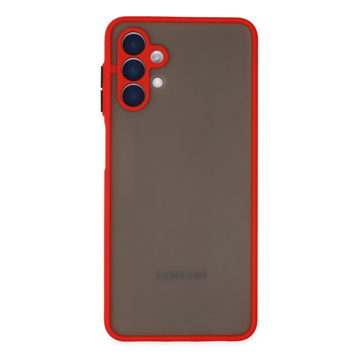 Samsung Galaxy A04S Kılıf Montreal Silikon Kapak - Kırmızı