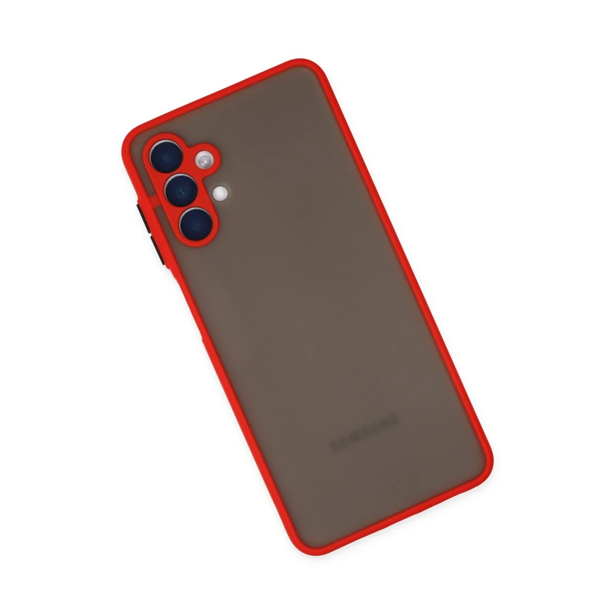Samsung Galaxy A04S Kılıf Montreal Silikon Kapak - Kırmızı
