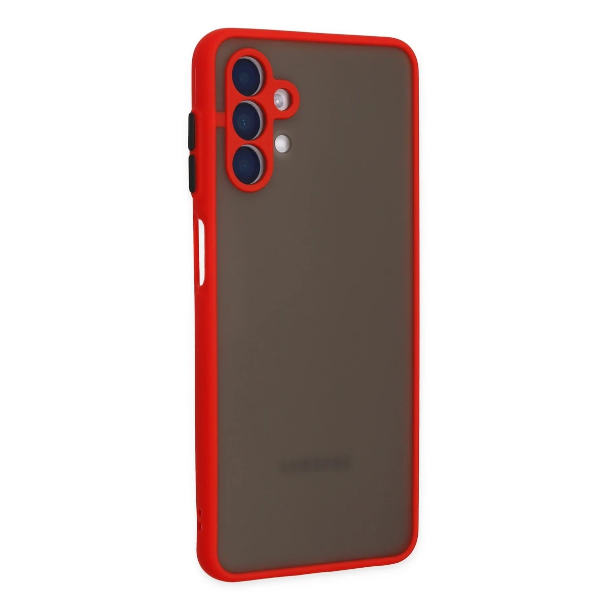 Samsung Galaxy A04S Kılıf Montreal Silikon Kapak - Kırmızı