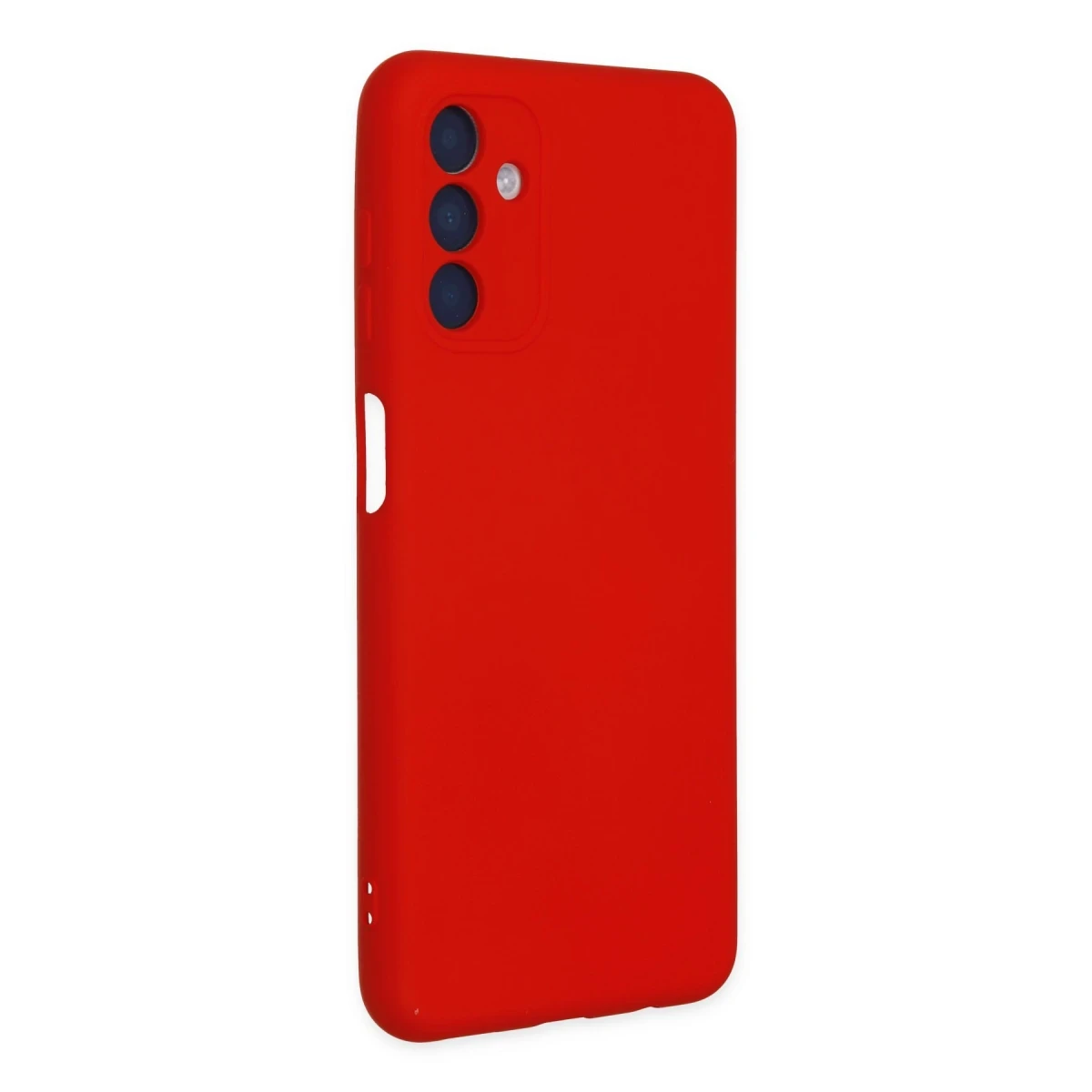 Samsung Galaxy A04S Kılıf Nano içi Kadife Silikon - Kırmızı