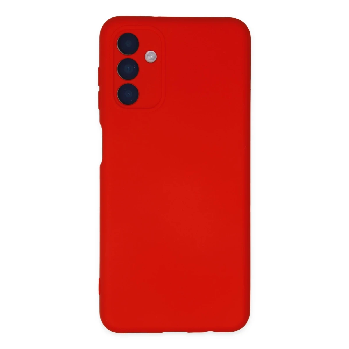Samsung Galaxy A04S Kılıf Nano içi Kadife Silikon - Kırmızı