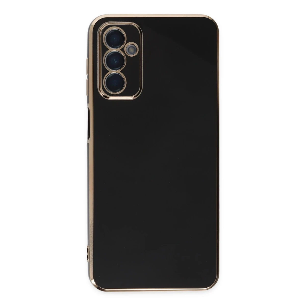 Samsung Galaxy A04S Kılıf Volet Silikon - Siyah