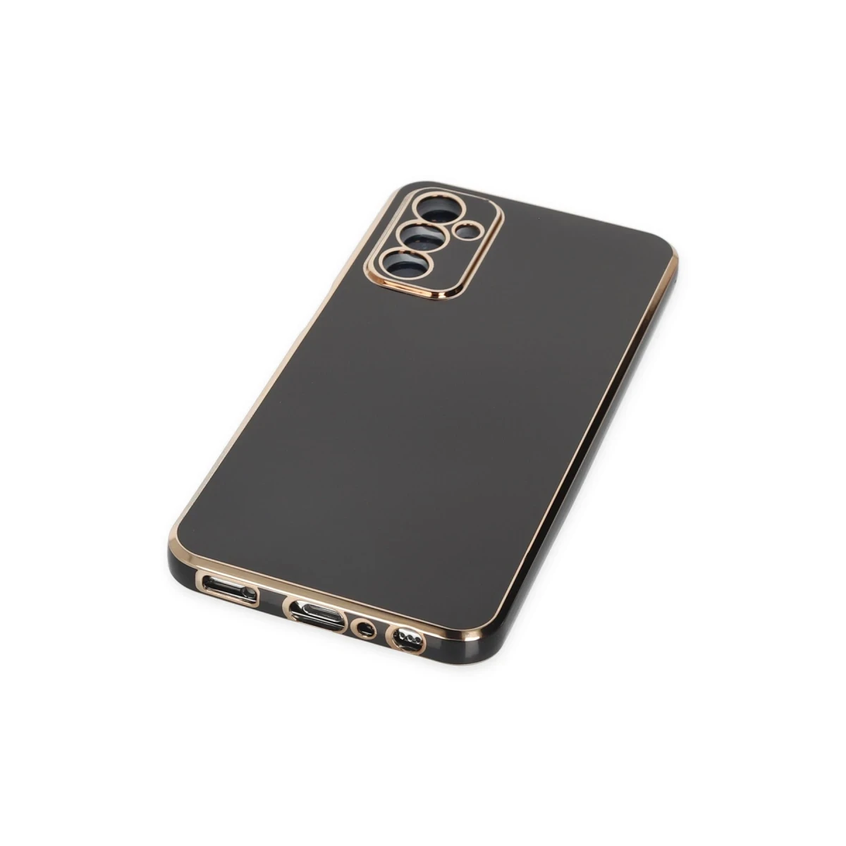 Samsung Galaxy A04S Kılıf Volet Silikon - Siyah