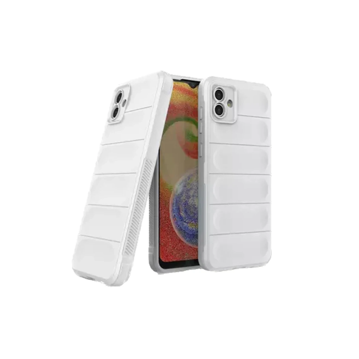 Samsung Galaxy A05 Kılıf Optimum Silikon - Krem