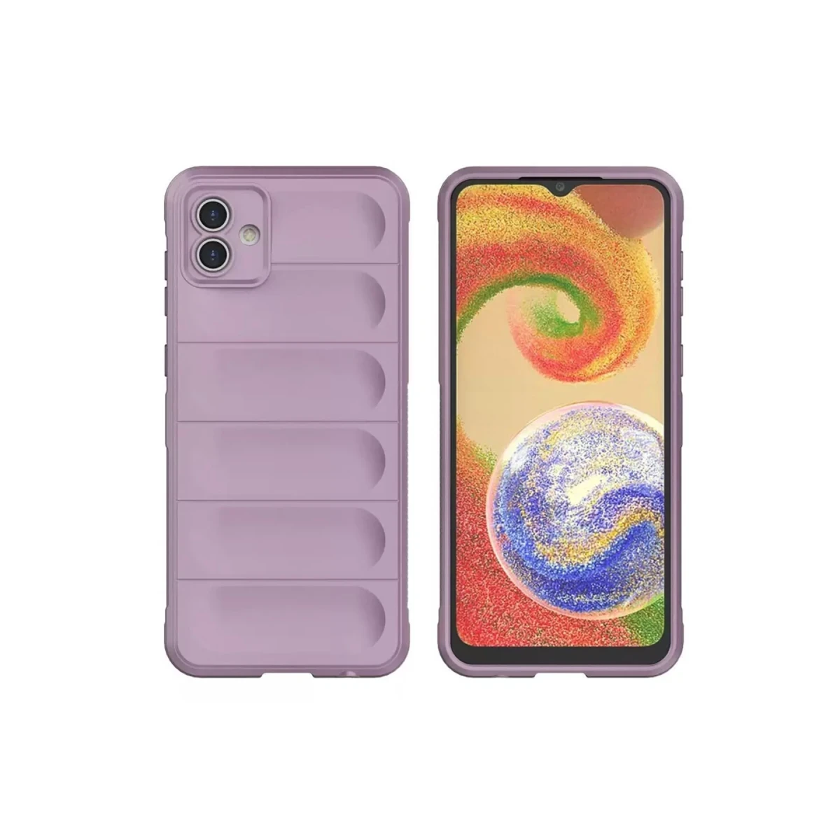 Samsung Galaxy A05 Kılıf Optimum Silikon - Mor