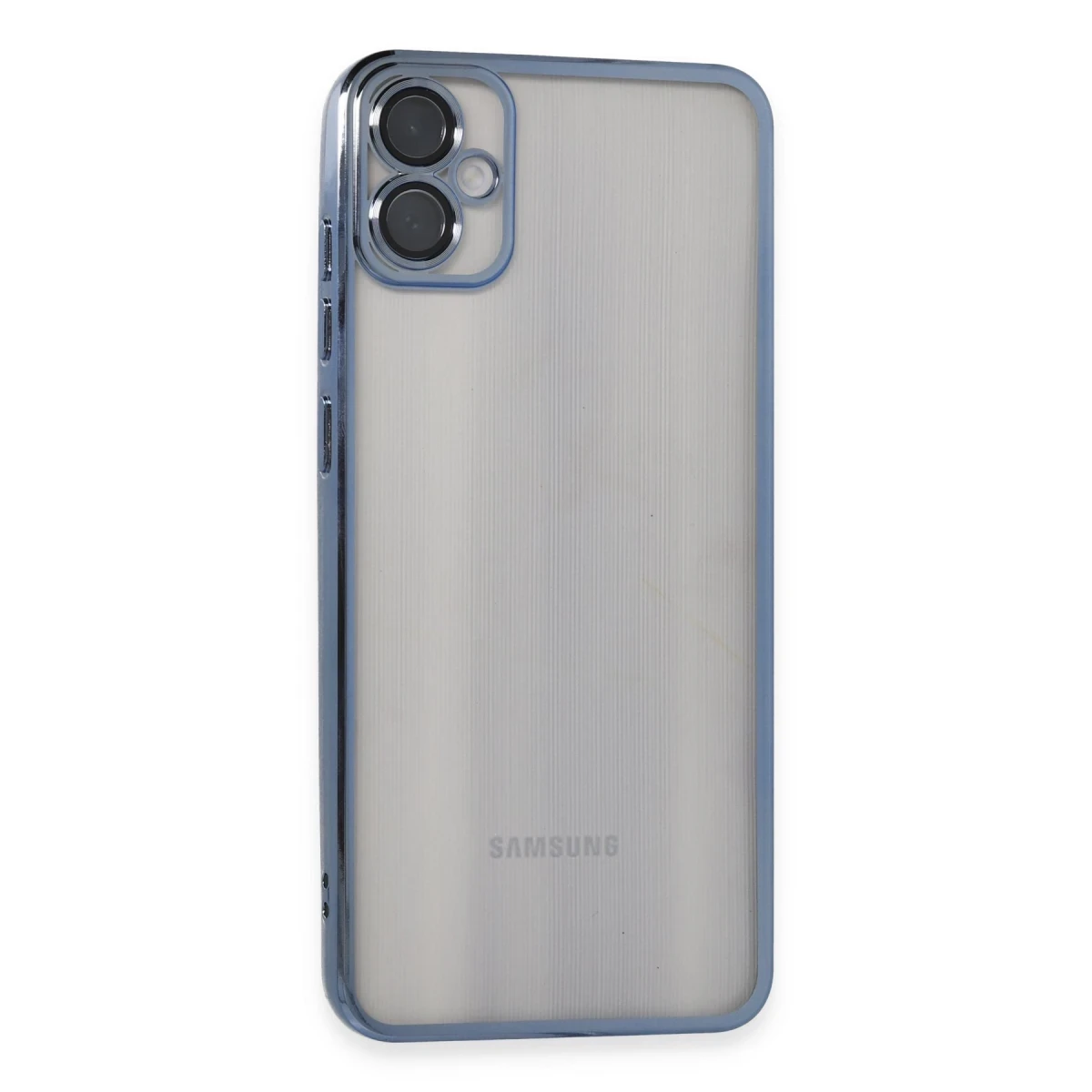 Samsung Galaxy A05 Kılıf Razer Lensli Silikon - Lacivert
