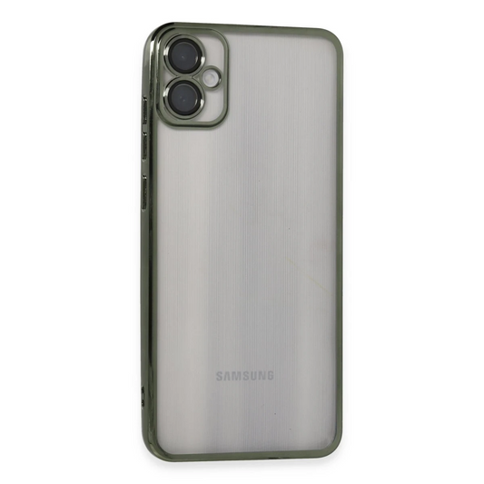 Samsung Galaxy A05 Kılıf Razer Lensli Silikon - Yeşil