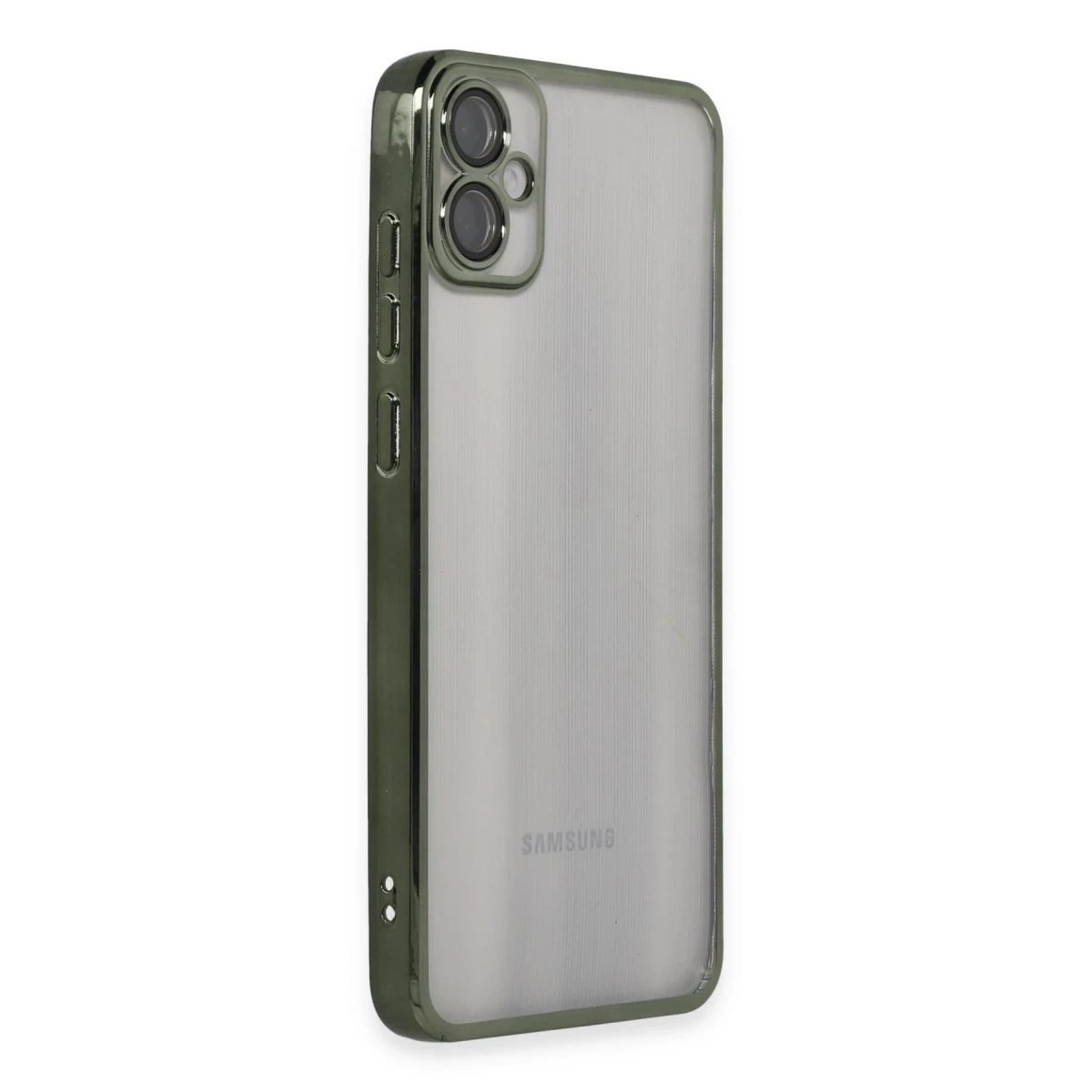 Samsung Galaxy A05 Kılıf Razer Lensli Silikon - Yeşil