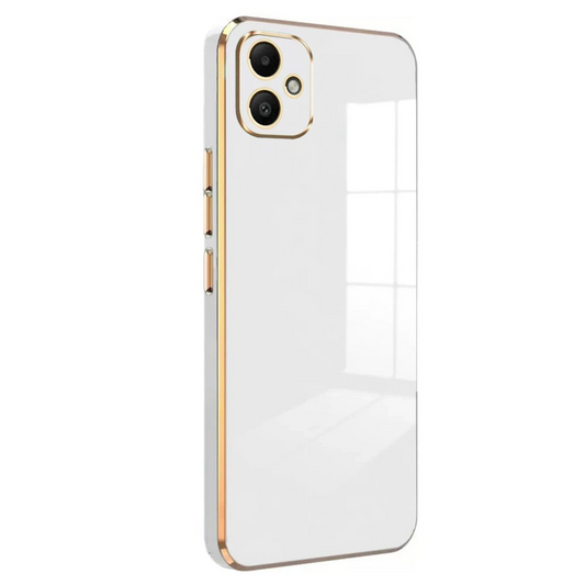 Samsung Galaxy A05 Kılıf Volet Silikon - Beyaz