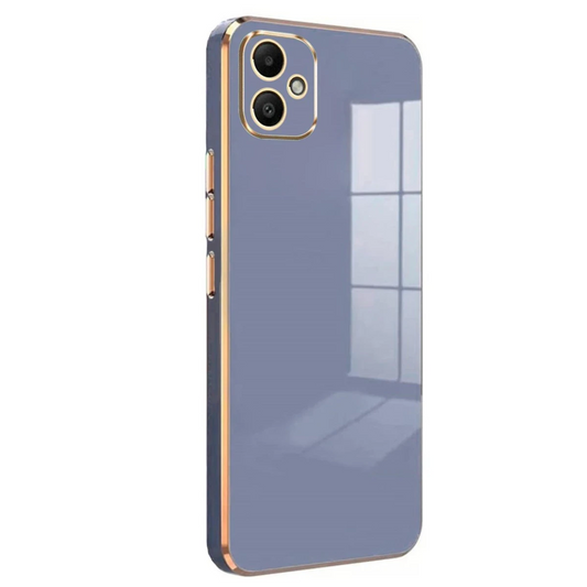 Samsung Galaxy A05 Kılıf Volet Silikon - Mavi