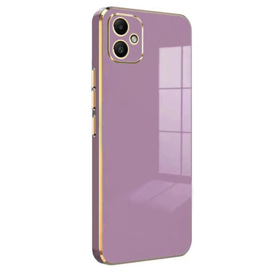 Samsung Galaxy A05 Kılıf Volet Silikon - Mor