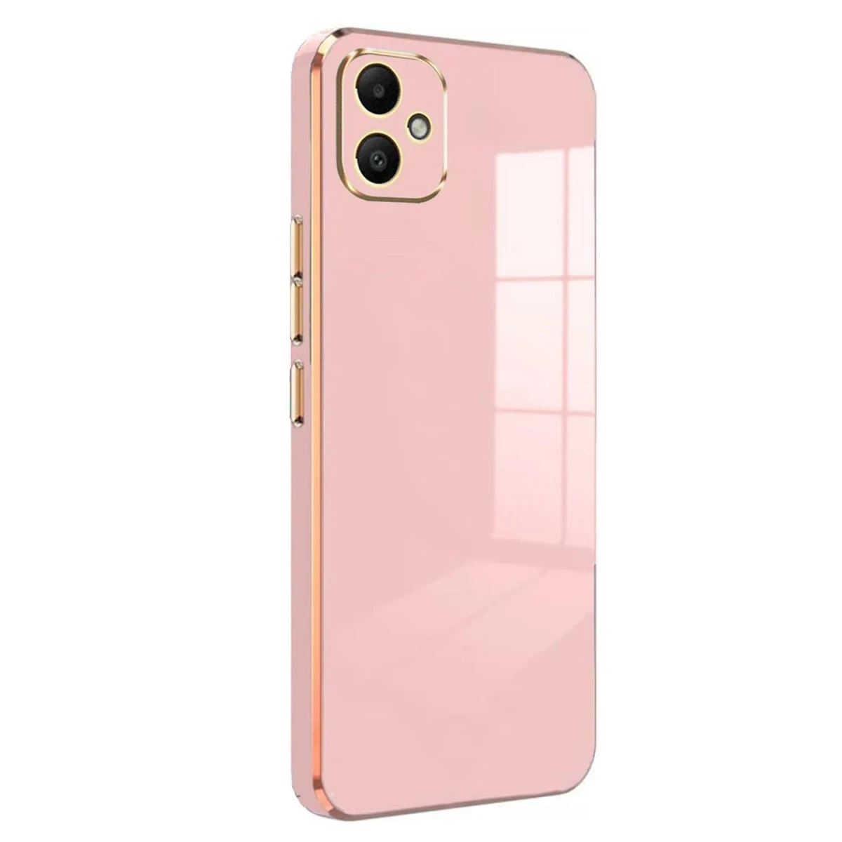 Samsung Galaxy A05 Kılıf Volet Silikon - Pembe