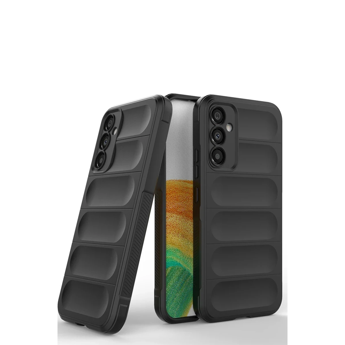Samsung Galaxy A05S Kılıf Optimum Silikon - Siyah