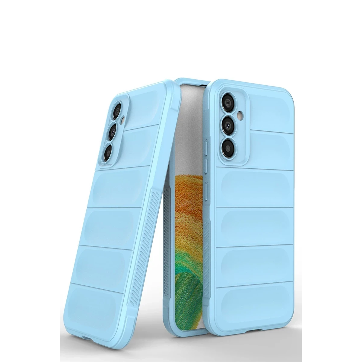 Samsung Galaxy A05S Kılıf Optimum Silikon - Sky Blue