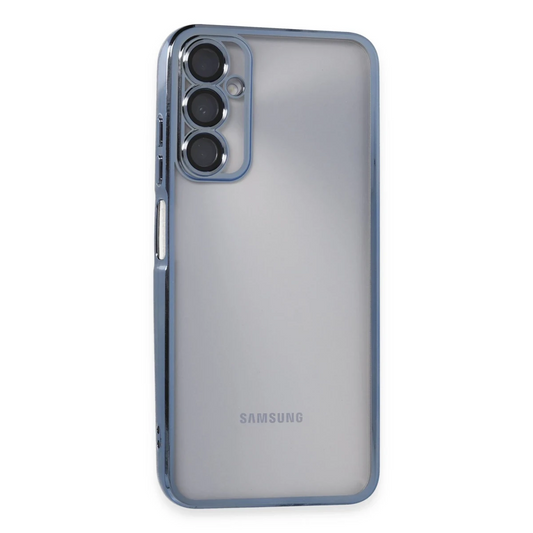 Samsung Galaxy A05S Kılıf Razer Lensli Silikon - Açık Mavi