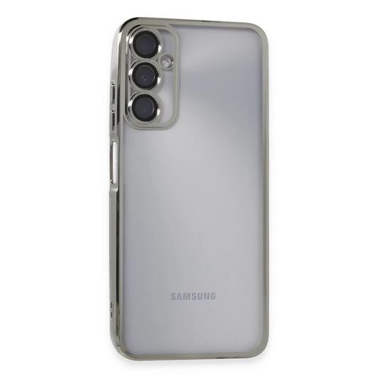 Samsung Galaxy A05S Kılıf Razer Lensli Silikon - Gümüş