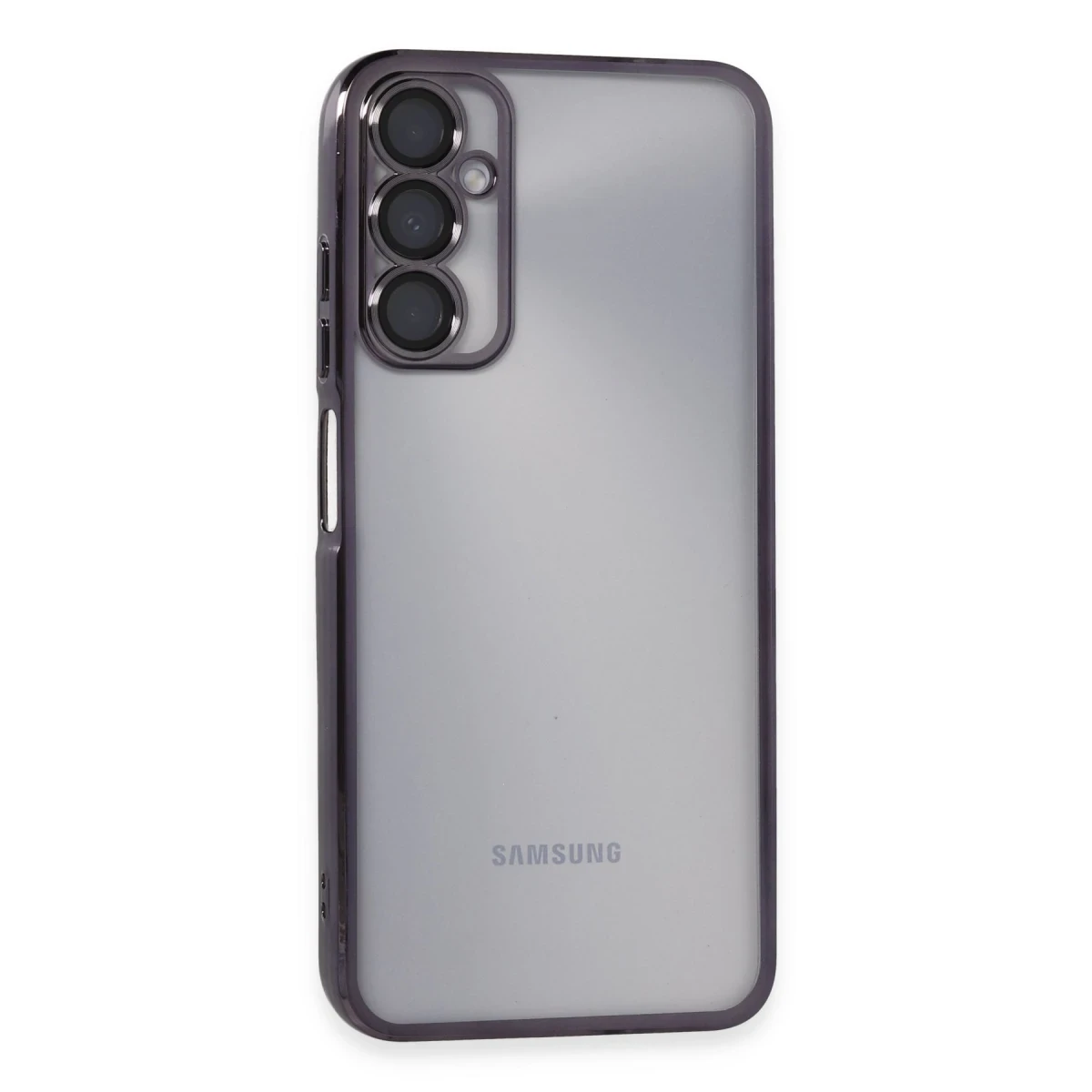 Samsung Galaxy A05S Kılıf Razer Lensli Silikon - Mor