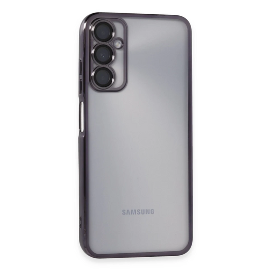 Samsung Galaxy A05S Kılıf Razer Lensli Silikon - Mor