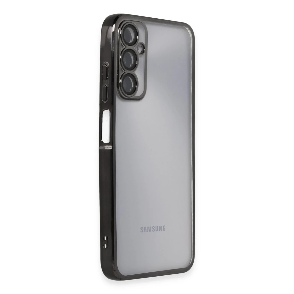 Samsung Galaxy A05S Kılıf Razer Lensli Silikon - Siyah