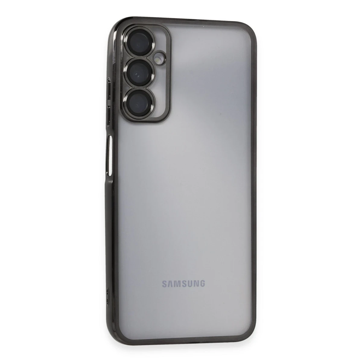 Samsung Galaxy A05S Kılıf Razer Lensli Silikon - Siyah