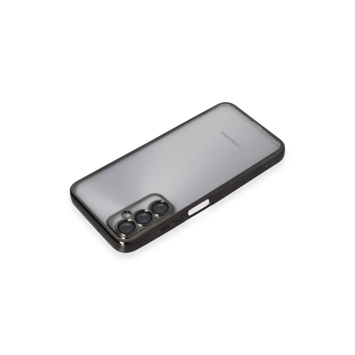 Samsung Galaxy A05S Kılıf Razer Lensli Silikon - Siyah
