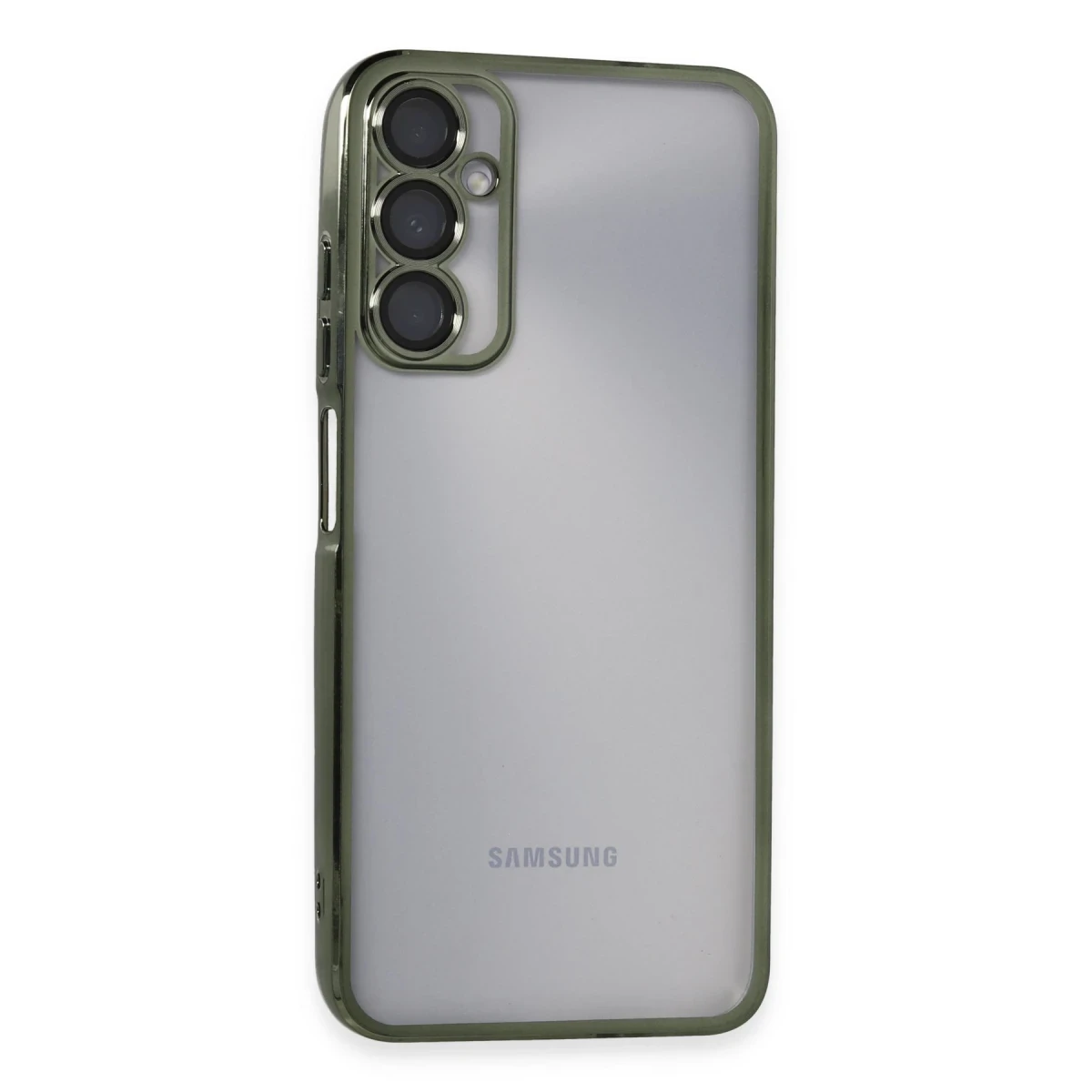 Samsung Galaxy A05S Kılıf Razer Lensli Silikon - Yeşil