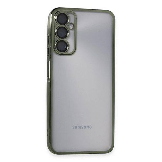 Samsung Galaxy A05S Kılıf Razer Lensli Silikon - Yeşil
