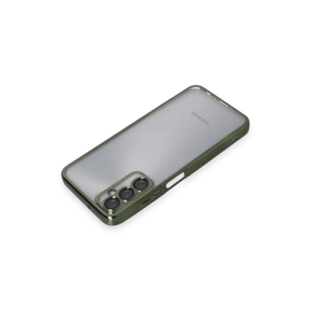Samsung Galaxy A05S Kılıf Razer Lensli Silikon - Yeşil