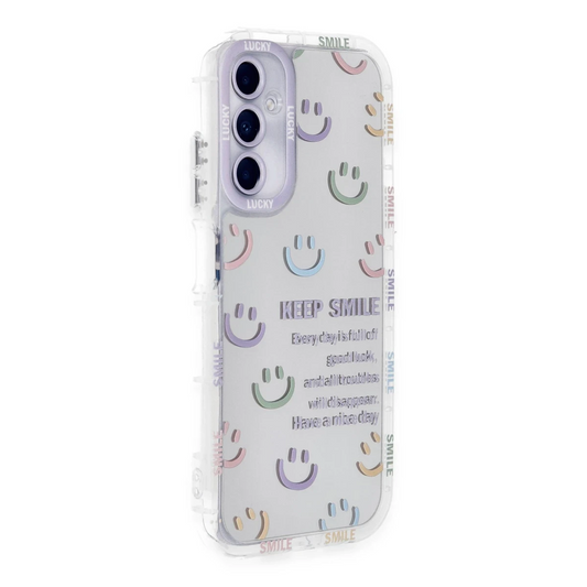 Samsung Galaxy A05S Kılıf Reflexion Desenli Kapak - Desen 2