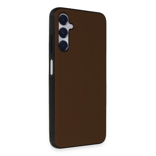 Samsung Galaxy A05S Kılıf Taft Kapak - Kahverengi