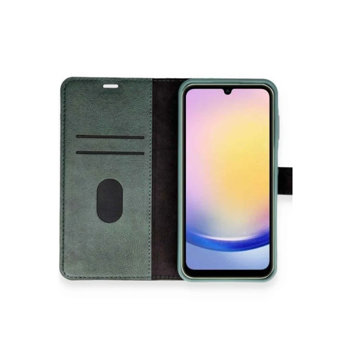 Samsung Galaxy A05S Kılıf Trend S Plus Kapaklı Kılıf - Yeşil