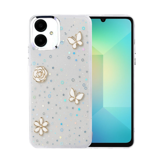 Samsung Galaxy A06 Fiyonk Desenli Kapak - Desen 10