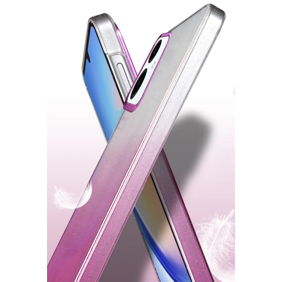 Samsung Galaxy A06 Glossy Kapak - Mor