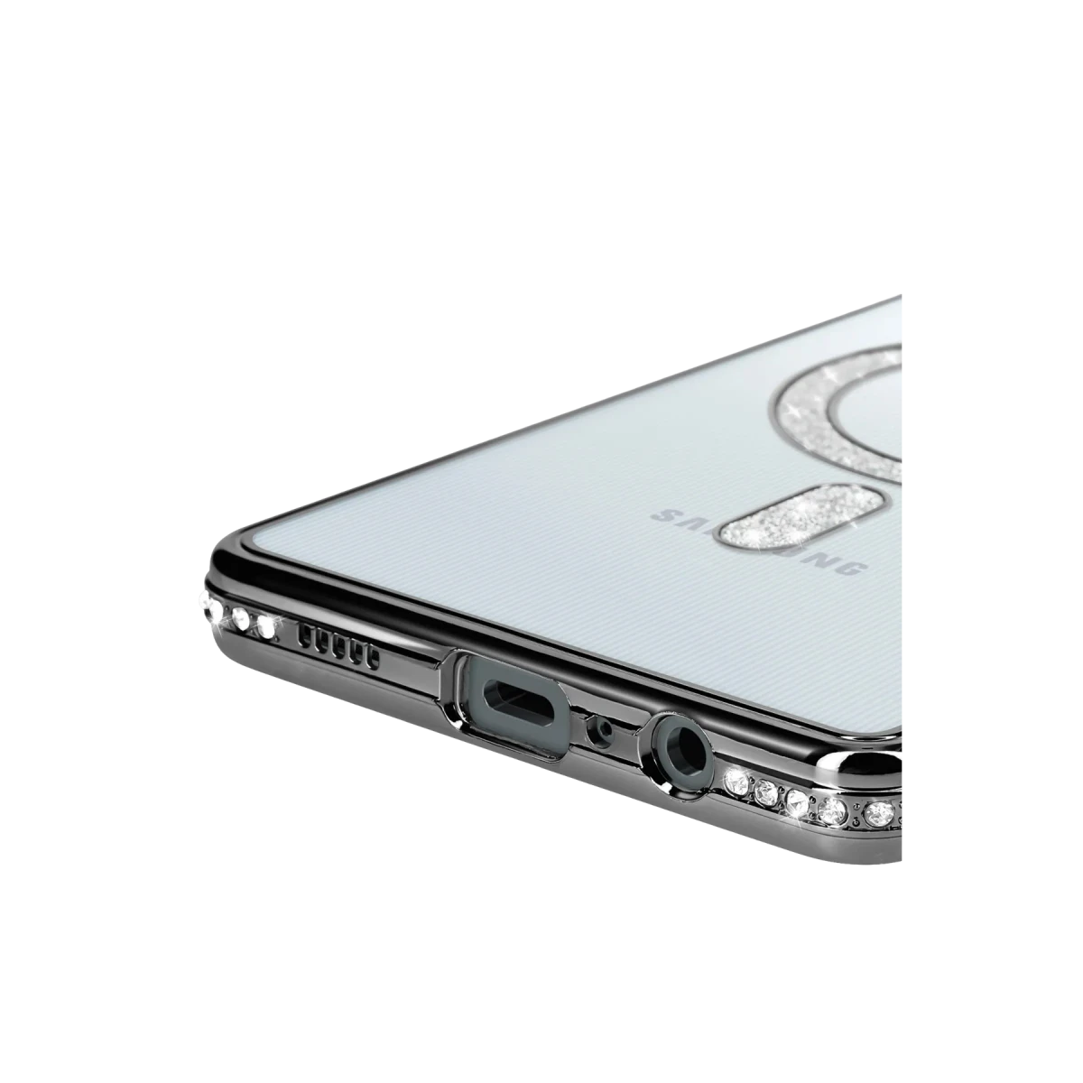 Samsung Galaxy A06 Joke Simli Magneticsafe Kılıf - Siyah