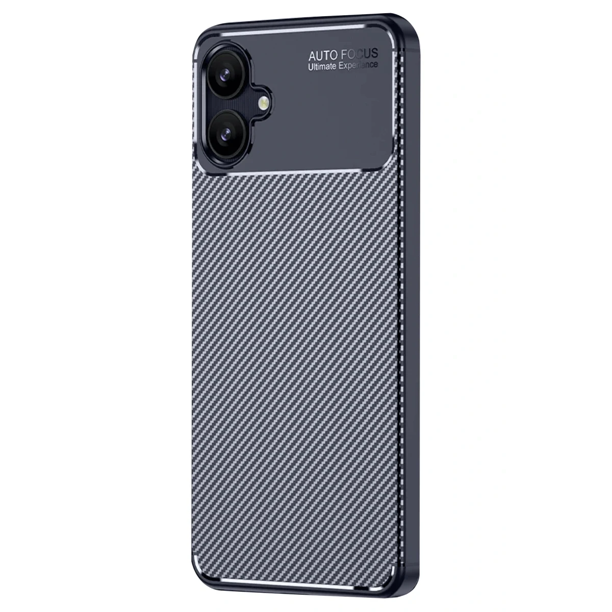 Samsung Galaxy A06 Kılıf Auto Focus Karbon Kapak - Lacivert