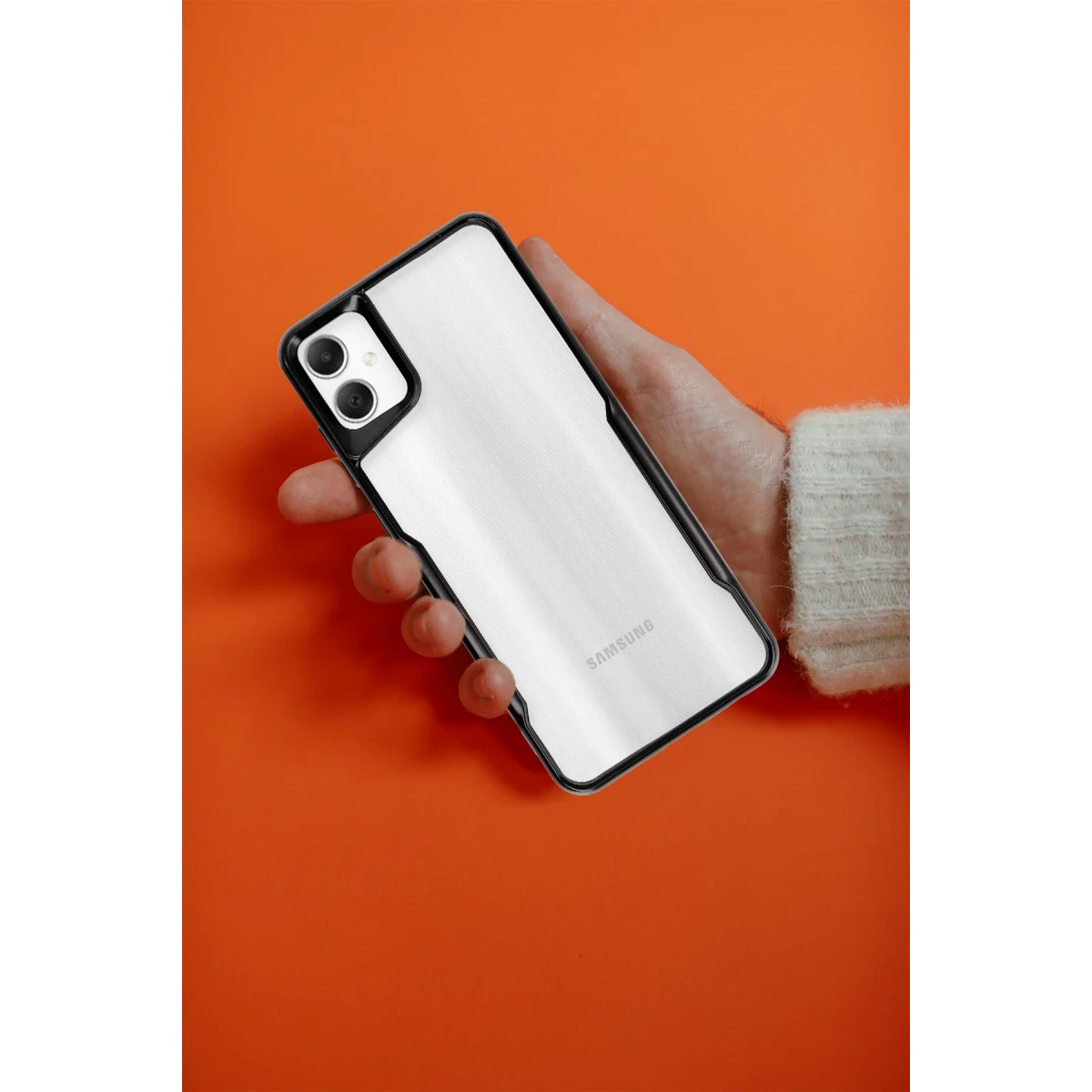 Samsung Galaxy A06 Kılıf Boyi Silikon Kapak - Siyah