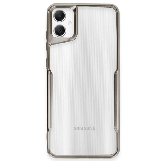 Samsung Galaxy A06 Kılıf Boyi Silikon Kapak - Titan Gri