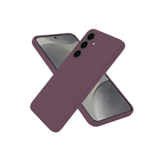 Samsung Galaxy A06 Kılıf First Silikon - Mürdüm
