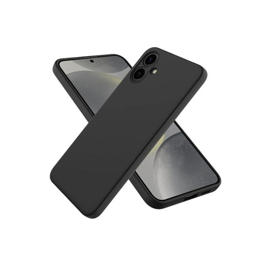 Samsung Galaxy A06 Kılıf First Silikon - Siyah