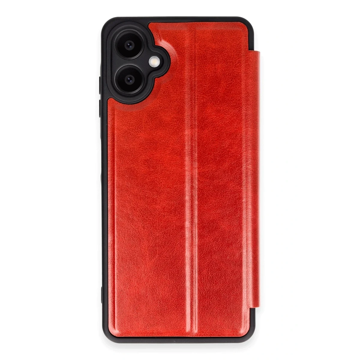 Samsung Galaxy A06 Kılıf Flip Cover - Kırmızı
