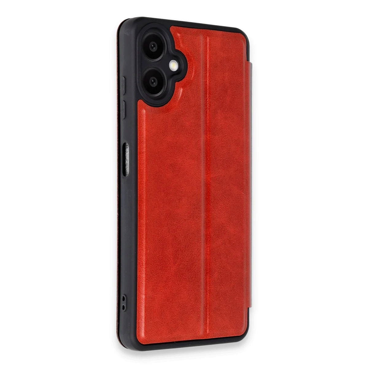 Samsung Galaxy A06 Kılıf Flip Cover - Kırmızı