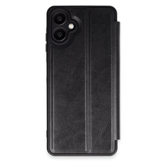 Samsung Galaxy A06 Kılıf Flip Cover - Siyah