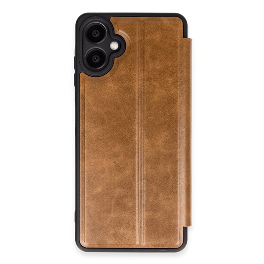 Samsung Galaxy A06 Kılıf Flip Cover - Taba