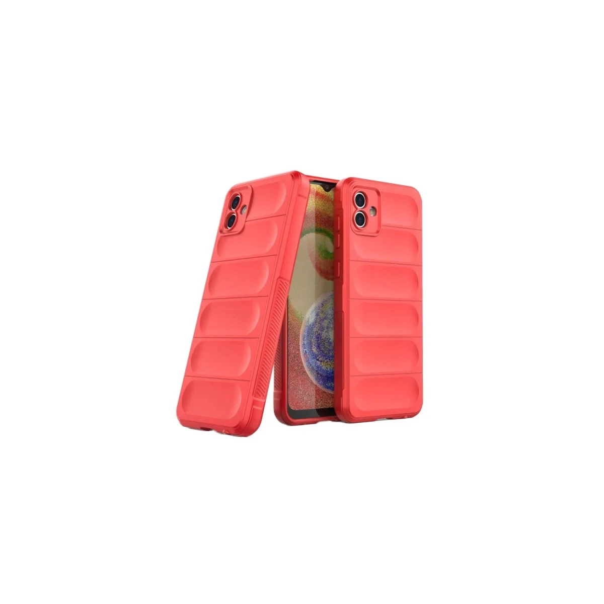Samsung Galaxy A06 Kılıf Optimum Silikon - Kırmızı