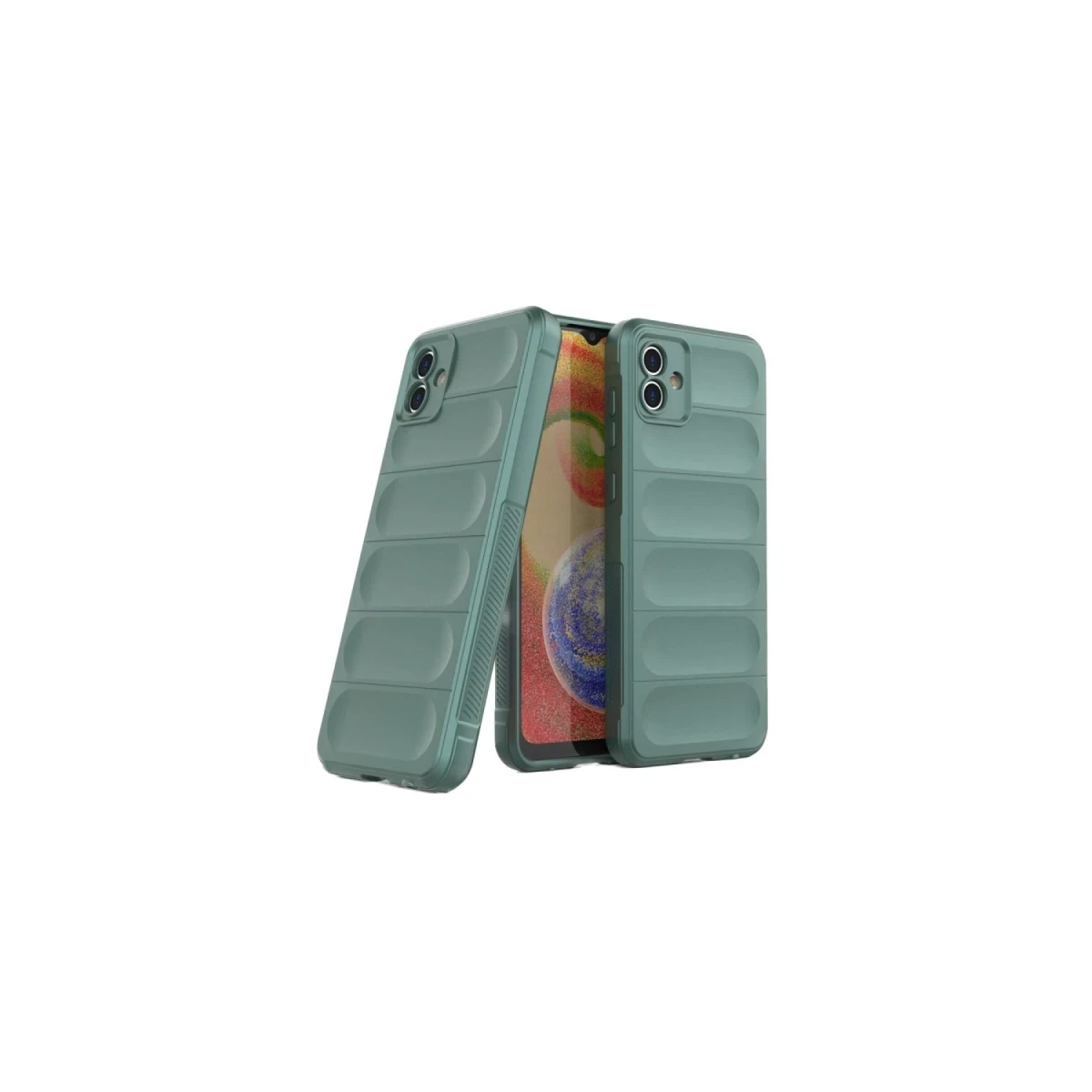 Samsung Galaxy A06 Kılıf Optimum Silikon - Koyu Yeşil