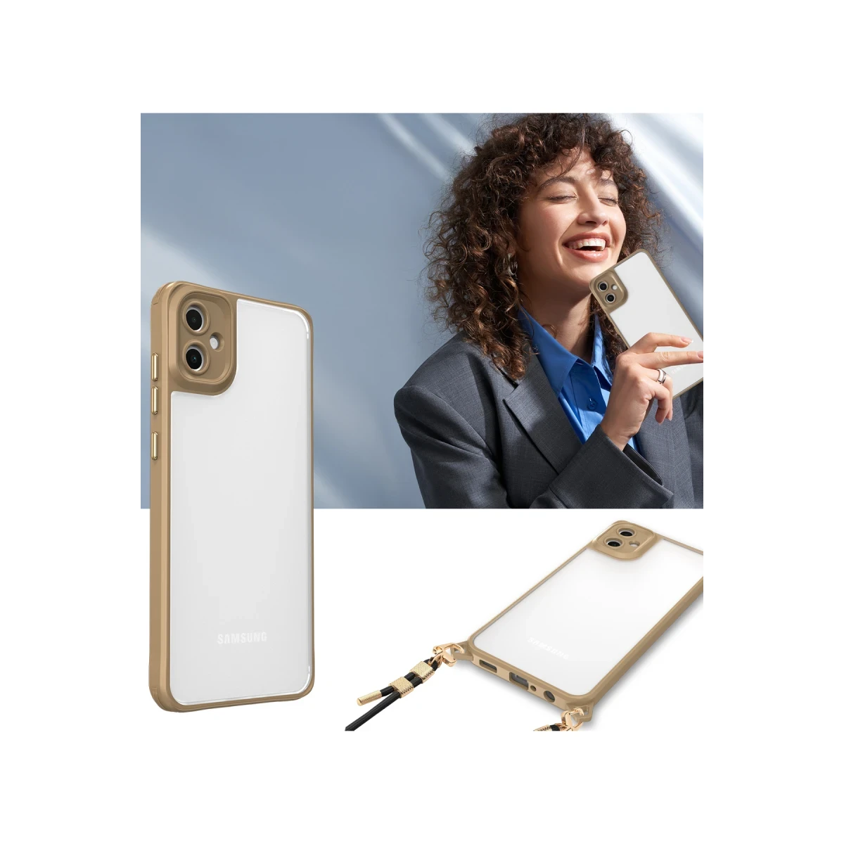 Samsung Galaxy A06 Kılıf Penta Silikon Kılıf - Titan Gri