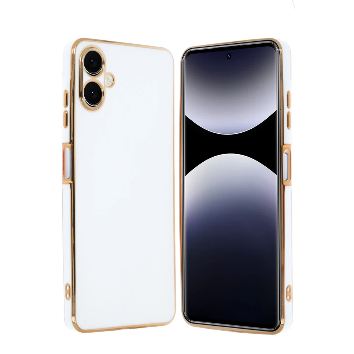 Samsung Galaxy A06 Kılıf Volet Silikon - Beyaz